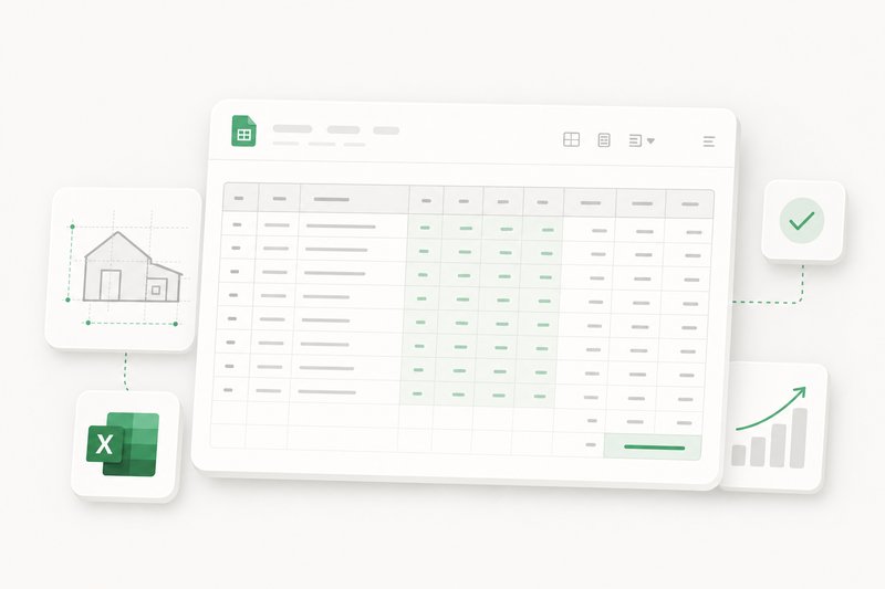 Computo metrico in Excel: il modello gratis e le formule pronte